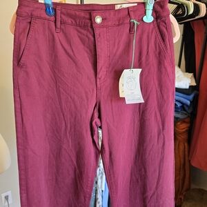 Cosmic Blue Love Women's Wine Denim NWT Size 29 Fits 8 10
